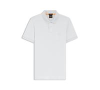 BOSS Slim-Fit Polohemd aus Stretch-Baumwolle mit Logo-Aufnäher - Style Passenger, 50507803 Hellgrau XL