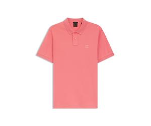 BOSS Slim-Fit Polohemd aus Stretch-Baumwolle mit Logo-Aufnäher - Style Passenger, 50507803 Hellrot L