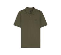 BOSS Slim-Fit Polohemd aus Stretch-Baumwolle mit Logo-Aufnäher - Style Passenger, 50507803 Olive XXL