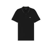 BOSS Slim-Fit Poloshirt aus Baumwoll-Piqué mit tonalem Logo - Style Paule 4, 50506195 Schwarz XXXL