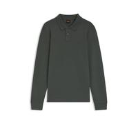 BOSS Slim-Fit Poloshirt aus elastischem Baumwoll-Piqué - Style Passerby, 50507704 Dunkelgrün XXL