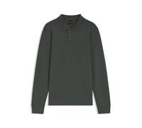 BOSS Slim-Fit Poloshirt aus elastischem Baumwoll-Piqué - Style Passerby, 50507704 Dunkelgrün XXXL