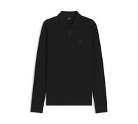 BOSS Slim-Fit Poloshirt aus elastischem Baumwoll-Piqué - Style Passerby, 50507704 Schwarz XS