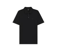 Hugo Boss Poloshirt Palosh 30 10241542 Slim-Fit Interlock-Baumwolle Kurzarm Schwarz XXXL