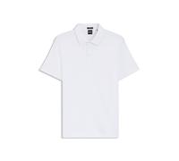 BOSS Herren Poloshirt PALOSH 30 Slim Fit Kurzarm Interlock-Baumwolle Weiß XXL