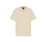 BOSS Slim-Fit Poloshirt aus Stretch-Baumwolle mit Logo-Aufnäher - Style Passenger, 50507803 Natur XXXL