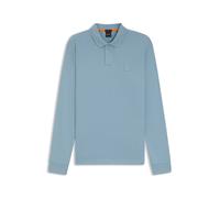 BOSS Slim-Fit Poloshirt aus Stretch-Baumwolle mit Logo-Aufnäher - Style Passerby, 50507704 Hellblau XXXL
