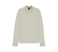 BOSS Slim-Fit Poloshirt aus Stretch-Baumwolle mit Logo-Aufnäher - Style Passerby, 50507704 Natur XXXL
