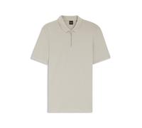 BOSS Slim-Fit Poloshirt aus Stretch-Baumwolle mit Logo-Aufnäher - Style Passerzip, 50537507 Hellbeige L