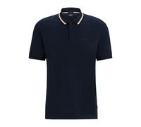 BOSS Slim Fit Poloshirt Kurzarm dunkelblau