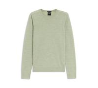 BOSS Slim-Fit Pullover aus Merinowolle mit Rundhalsausschnitt - Style Ferpina, 50544987 Hellgrün M