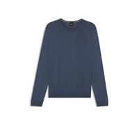 BOSS Slim-Fit Pullover aus Merinowolle - Style Leno-P, 50468239 Blau L