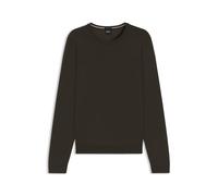 BOSS Slim-Fit Pullover aus Merinowolle - Style Leno-P, 50468239 Dunkelbraun XXL