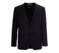 Huge Slim Fit Wool Blazer Black Schwarz 48