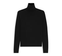 BOSS Slim-Fit Rollkragenpullover aus extrafeiner Merinowolle - Style Frizani, 50548298 Schwarz M