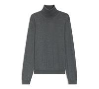 BOSS Slim-Fit Rollkragenpullover aus extrafeiner Merinowolle - Style Musso-P, 50468262 Grau S