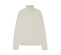 BOSS Herren Musso-P Slim-Fit Rollkragenpullover aus extrafeiner Merinowolle Weiß L