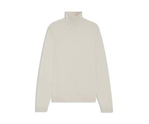 BOSS Slim-Fit Rollkragenpullover aus extrafeiner Merinowolle - Style Musso-P, 50468262 Natur L