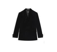 BOSS Slim-Fit Sakko aus Baumwoll-Samt - Style H-Hutson-DB-254, 50551547 Schwarz 48