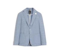 BOSS Slim-Fit Sakko aus fein gemustertem Gewebe - Style C-Hanry-252, 50540742 Hellblau 52