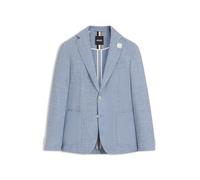 BOSS Slim-Fit Sakko aus fein gemustertem Gewebe - Style C-Hanry-252, 50540742 Hellblau 54