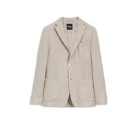 BOSS Slim-Fit Sakko aus fein gemustertem Leinen-Mix - Style C-Hanry-262, 50561902 Beige 52