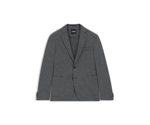 BOSS Slim-Fit Sakko aus funktionalem Stretch-Seersucker - Style P-Hanry-J-WG-241, 50514616 Silber 58