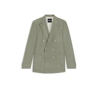 BOSS Slim-Fit Sakko aus gemustertem Stretch-Gewebe - Style H-Huge-DB-S-251, 50545894 Grün 54