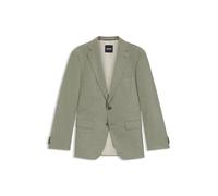 BOSS Slim-Fit Sakko aus gemustertem Stretch-Gewebe - Style H-Hutson-251, 50545884 Grün 50