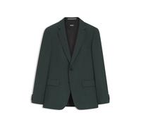BOSS Slim-Fit Sakko aus gemusterter Stretch-Wolle - Style H-Huge-253, 50564106 Grün 106