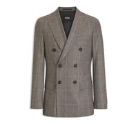 BOSS Slim-Fit Sakko aus karierter Schurwolle - Style C-Huge-DB-264, 50571970 Braun gemustert 54