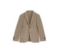 BOSS Slim-Fit Sakko aus karierter Schurwolle - Style L-Heston-241, 50546562 Braun gemustert 50