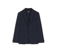 BOSS Herren P-Hanry-J-WG-233 Slim-Fit Sakko aus Performance-Stretch-Jersey Dunkelblau 52