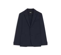 BOSS Herren P-Hanry-J-WG-233 Slim-Fit Sakko aus Performance-Stretch-Jersey Dunkelblau 58