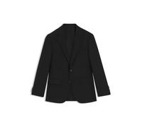 BOSS Herren Sakko mit Schurwolle L-HARVERS Slim Fit, schwarz, Gr. 56