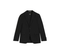 BOSS Baukasten-Schurwoll-Sakko Herren Slim Fit Schurwolle schwarz, 52