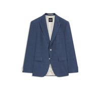 BOSS Slim-Fit Sakko aus Wolle, Seide und Leinen - Style H-Huge-B1-Peak-262, 50562604 Blau 50