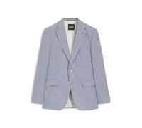 BOSS Slim-Fit Sakko mit Pepita-Hahnentritt-Muster - Style H-Hutson-262, 50561860 Blau gemustert 44