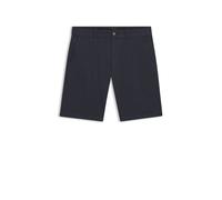 BOSS Slim-Fit Shorts aus elastischem Baumwoll-Twill - Style Chino-slim-Shorts, 50536723 Dunkelblau 40