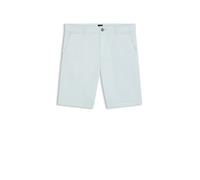 BOSS Slim-Fit Shorts aus elastischem Baumwoll-Twill - Style Chino-slim-Shorts, 50536723 Hellblau 30