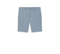 BOSS Slim-Fit Shorts aus wasserabweisendem Stretch-Gewebe - Style S_Commuter_10.5 inch, 50540337 Grau 56