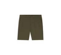 BOSS Slim-Fit Shorts aus wasserabweisendem Stretch-Gewebe - Style S_Commuter_10.5 inch, 50540337 Grün 56