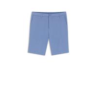 BOSS Slim-Fit Shorts aus wasserabweisendem Stretch-Gewebe - Style S_Commuter_10.5 inch, 50540337 Hellblau 56