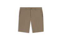 BOSS Slim-Fit Shorts aus wasserabweisendem Stretch-Gewebe - Style S_Commuter_10.5 inch, 50540337 Hellgrün 44