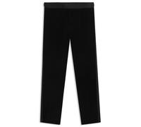 BOSS Slim-Fit Smoking-Hose aus Baumwoll-Samt - Style H-Genius-Tux-244, 50527948 Schwarz 48