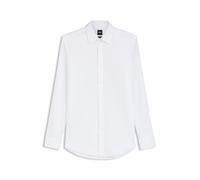 BOSS Slim-Fit Smokinghemd aus bügelleichter Stretch-Baumwolle - Style H-HANK-TUX1-DC-224, 50480093 Weiß 45