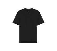 BOSS Slim-Fit T-Shirt aus merzerisierter Baumwolle mit Kontrast-Tipping - Style H-Tessler 238, 50559667 Schwarz M