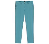 BOSS Slim-Fit Twill-Hose aus Baumwoll-Mix - Style P-Kaiton1-Zip, 50543945 Blau 38/32
