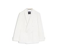 BOSS Slim-Fit Twill-Sakko aus Leinen - Style H-Hutson-DB-SC-262, 50561866 Weiß 102