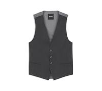 BOSS Slim-Fit Weste aus Schurwoll-Mix - Style H-Huge-VS-MM-C-224, 50482736 Dunkelgrau 56